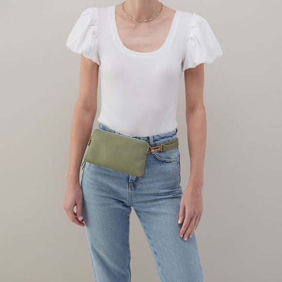 NWT HOBO Fern Slim Belt Bag Watercress - Picture 4 of 10